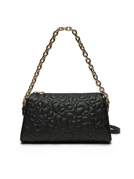 TOUS Torebka Greta 2002019651 Czarny. Czarne listonoszki damskie tous, bez wzorów, ze skóry, bez dodatków. Za 509.99 zł.