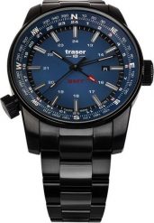 Zegarek Traser Zegarek męski Traser TS-109524 czarny. Czarne zegarki męskie Traser, bez wzorów. Za 3,250.00 zł.
