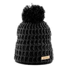 Czapka SINNER Nordic II Beanie, czarna, unisex. Czarne czapki damskie SINNER, na zimę, bez wzorów, sportowe. Za 200.00 zł.