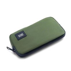 Saszetka rowerowa Rockbros na telefon, klucze, portfel. Zielone portfele męskie ROCKBROS, bez wzorów, z materiału. Za 54.99 zł.