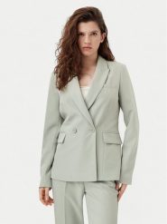 ONLY Marynarka Malika 15334210 Zielony Regular Fit. Zielone marynarki i żakiety damskie ONLY, bez wzorów, z syntetyku, bez kołnierzyka, bez ramiączek. Za 129.99 zł.