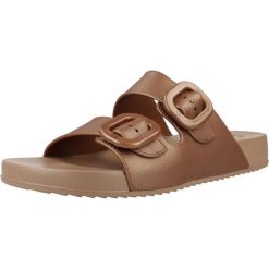 Sandały IGOR HABANA METAL Brąz. Brązowe sandały damskie Igor, bez wzorów, z syntetyku, bez obcasa, bez zapięcia. Za 170.99 zł.