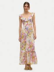 Vero Moda Sukienka letnia Dicthe 10323628 Kolorowy Regular Fit. Sukienki damskie Vero Moda, na lato, l, bez wzorów, z bawełny, bez kołnierzyka, bez ramiączek. Za 119.99 zł.