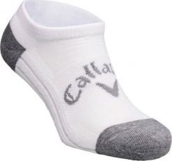 Skarpety damskie Callaway Sport Tab Low II (stopki, biało-szare, one-size). Białe skarpetki damskie CALLAWAY, bez wzorów. Za 26.25 zł.