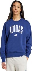 Bluza męska adidas Collegiate Sweat niebieska JM1734 XL. Niebieskie bluzy męskie Adidas, m, bez wzorów, bez ramiączek, bez kaptura. Za 391.83 zł.