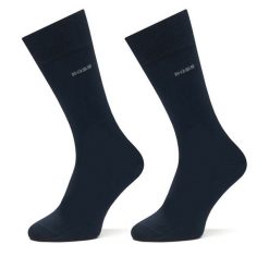 Skarpety długie BOSS. Niebieskie skarpety męskie Boss, bez wzorów. Za 79.99 zł.
