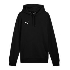 Męska Bluza Z Kapturem Team Goal Casual. Czarne bluzy męskie Puma, m, bez wzorów, casualowe, bez ramiączek, z kapturem. Za 256.99 zł.
