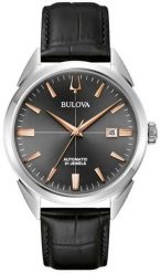 Zegarek Bulova Męski czarna tarcza 42 mm (96B422). Czarne zegarki męskie Bulova, bez wzorów. Za 1,447.99 zł.