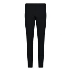 Damskie legginsy CMP. Czarne legginsy damskie CMP, bez wzorów, z materiału. Za 258.90 zł.