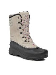 CMP Śniegowce Kinos Wmn Snow Boots Wp 2.0 38Q4556 Beżowy. Brązowe śniegowce damskie CMP, z nubiku, bez zapięcia. Za 449.99 zł.