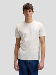 MESKA KOSZULKA LEE MEDIUM WOBBLY LEE TEE NATURAL 112376489. T-shirty męskie Lee, m, bez wzorów, bez kołnierzyka, bez ramiączek. Za 69.99 zł.