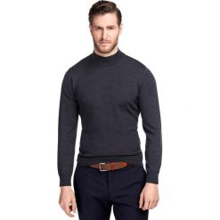 Sweter OTTAVIO SWSR000173. Brązowe swetry męskie Giacomo Conti, na jesień, m, bez wzorów, z wełny, bez kołnierzyka, bez ramiączek. Za 229.00 zł.