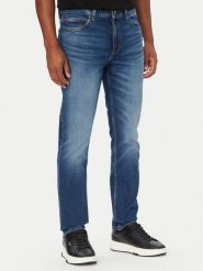 HUGO Jeansy HUGO 708 50561260 Granatowy Slim Fit. Niebieskie jeansy męskie Hugo, z bawełny. Za 449.99 zł.