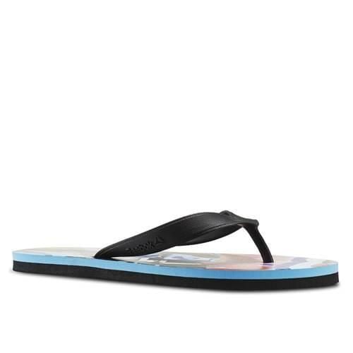 Klapki damskie Reebok Cash Flip. Czarne klapki damskie Reebok, bez wzorów, z materiału, bez obcasa, bez zapięcia. Za 129.99 zł.