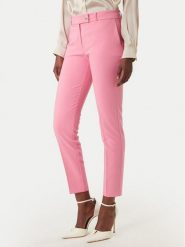 Rinascimento Spodnie materiałowe CFC0128638003 Różowy Slim Fit. Czerwone spodnie materiałowe damskie Rinascimento, bez wzorów, z materiału. Za 399.99 zł.