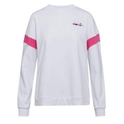Bluza damska DIADORA L.SWEATSHIRT CREW SPOTLIGHT. Czarne bluzy damskie Diadora, l, bez wzorów, bez ramiączek, bez kaptura. Za 79.99 zł.