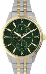 Zegarek Timex Zegarek męski Timex TW2Y21400 srebrny. Szare zegarki męskie Timex, bez wzorów, srebrne. Za 799.00 zł.