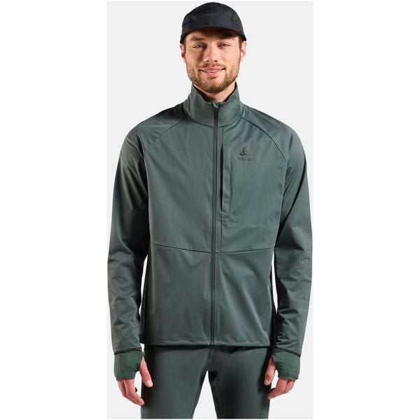 Kurtka ocieplana Odlo Jacket ZEROWEIGHT PRO WARM REFLECTIVE. Niebieskie kurtki męskie ODLO, s, bez wzorów, z elastanu, bez ramiączek, bez kaptura, do biegania. Za 730.99 zł.