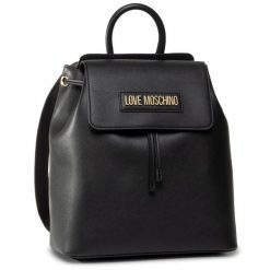 Plecak LOVE MOSCHINO. Czarne plecaki damskie Love Moschino, bez wzorów. Za 780.99 zł.