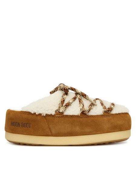 Moon Boot Śniegowce Mb Evx Mule 80D1470100 Brązowy. Brązowe śniegowce damskie Moon Boot, ze skóry, bez zapięcia. Za 1,219.00 zł.