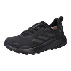 Buty trekkingowe adidas Terrex Anylander Rain.rdy Czarny. Czarne obuwie trekkingowe damskie Adidas, z materiału, bez zapięcia. Za 388.35 zł.