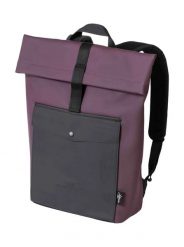 Plecak zwijany z przegrodą na laptopa – bordowy/czarny Meatfly. Czarne plecaki męskie Meatfly, bez wzorów, z materiału, biznesowe. Za 237.99 zł.