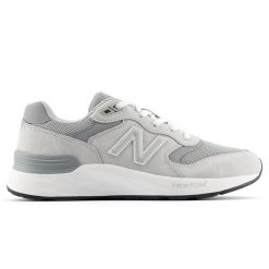 Buty damskie New Balance W880712 – szare. Szare obuwie sportowe damskie New Balance, bez wzorów, z gumy, bez zapięcia, na fitness i siłownię. Za 499.99 zł.