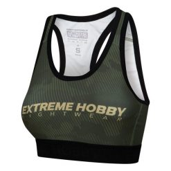 Stanik sportowy fitness siłownia MMA EXTREME HOBBY HAVOC. Czerwone bielizna sportowa damska EXTREME HOBBY, m, bez wzorów, z elastanu. Za 129.00 zł.