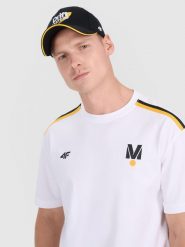 4F Czapka z daszkiem trucker snapback 4F x Drift Masters - czarna S/M. Czarne czapki damskie 4F, na lato, bez wzorów, z bawełny, eleganckie. Za 119.99 zł.