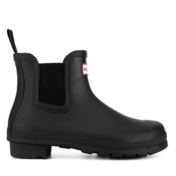 Kalosze Hunter. Czarne kalosze damskie Hunter, bez wzorów, bez zapięcia. Za 229.99 zł.