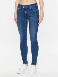Liu Jo Jeansy UF3122 D4448 Niebieski Skinny Fit. Niebieskie jeansy damskie Liu Jo, bez wzorów, z bawełny. Za 919.99 zł.