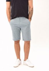 Krótkie spodenki, Comfort Fit, P-NEITH. Szare szorty męskie Volcano, bez wzorów, z bawełny, casualowe. Za 149.99 zł.