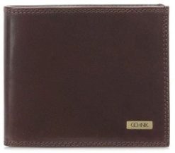 OCHNIK OCHNIK PL-106-89 skórzany portfel męski brązowy ponadczasowy styl PL-106/89. Brązowe portfele męskie Ochnik, bez wzorów. Za 209.00 zł.