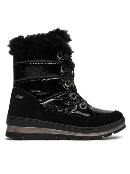 Caprice Śniegowce 9-26226-41 Czarny. Czarne śniegowce damskie Caprice, z materiału, bez zapięcia. Za 439.99 zł.