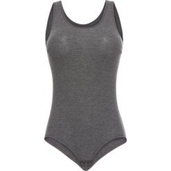Body bez fiszbinów, z bawełną. Czarne body bonprix, bez wzorów, z bawełny. Za 62.99 zł.