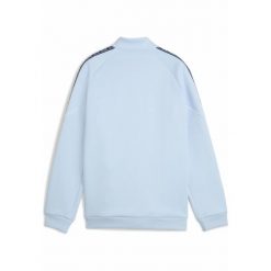 Młodzieżowa kurtka Manchester City KING Anthem PUMA Silver Sky Deep Navy Blue. Niebieskia kurtki męskie Puma, m, bez wzorów, młodzieżowe, bez kaptura. Za 349.00 zł.