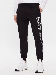 EA7 Emporio Armani Spodnie dresowe 8NPPC3 PJ05Z 0203 Czarny Slim Fit. Czarne spodnie sportowe męskie EA7 Emporio Armani, m, bez wzorów, z bawełny. Za 259.99 zł.