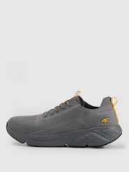 4F Niskie sneakersy sportowe VELOCORE męskie - szare 44. Szare buty sportowe męskie 4F, bez wzorów, z dzianiny, bez zapięcia. Za 299.99 zł.