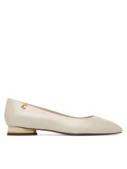 Coccinelle Baleriny C-Everyday Smo E4 U1L 19 01 01 Zielony jasny. Zielone balerinki damskie Coccinelle, bez wzorów, ze skóry, bez obcasa, bez zapięcia. Za 899.99 zł.