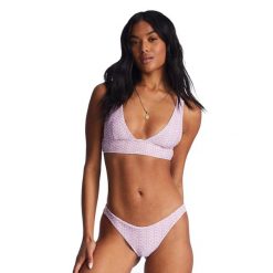 Dół od stroju kąpielowego Billabong Covered In Love Tanlines Tanga. Fioletowe bikini Billabong, xl, bez wzorów. Za 89.99 zł.