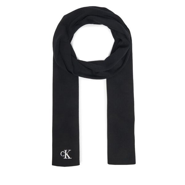Szalik Calvin Klein. Czarne szaliki damskie Calvin Klein, bez wzorów. Za 209.99 zł.