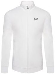EA7 Emporio Armani Bluza 8NPM01 PJ05Z 1100 Biały Regular Fit. Białe bluzy męskie EA7 Emporio Armani, m, bez wzorów, z bawełny, bez ramiączek, bez kaptura. Za 289.99 zł.