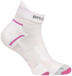 Brubeck Skarpety damskie Running Light BRU002 biało-różowe r. 39-41. Białe skarpetki damskie Brubeck, bez wzorów. Za 50.48 zł.