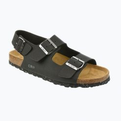 Sandały męskie CMP ECO KEIDHA. Czarne buty zimowe męskie CMP, bez wzorów, sportowe, bez zapięcia. Za 169.99 zł.