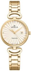 Zegarek damski Appella L50008.1191DQ złoty. Żółte zegarki damskie Acappella, złote. Za 1,680.00 zł.