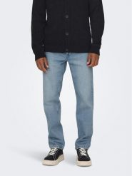 Only & Sons Jeansy Edge 22026986 Niebieski Loose Fit. Niebieskie jeansy męskie Only & Sons, z bawełny. Za 139.99 zł.