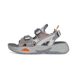 Buty do chodzenia męskie Puma Sandale Traek. Szare buty zimowe męskie Puma, bez wzorów, z materiału, bez obcasa, bez zapięcia. Za 519.00 zł.