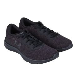 Trampki Damskie. Czarne trampki i tenisówki damskie Under Armour, bez wzorów, z gumy, bez zapięcia. Za 225.00 zł.