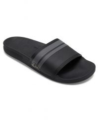 Sandały wsuwane dla Mężczyzn RIVI SLIDE Multicolore. Czarne sandały męskie Quiksilver, bez wzorów, z materiału, bez zapięcia. Za 169.99 zł.
