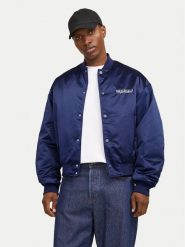 Jack & Jones Kurtka bomber Boston 12272869 Niebieski Regular Fit. Niebieskie kurtki męskie Jack & Jones, m, bez wzorów, z syntetyku, bez kaptura. Za 289.99 zł.